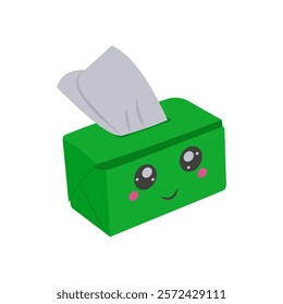 Tissue Box, Kindergarten Vector Illustration