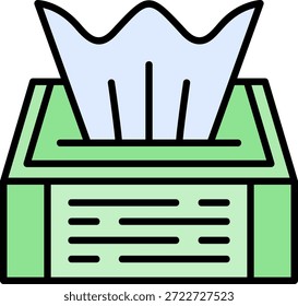 Tissue Box New Creative Icon Design Vector