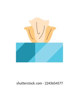 tissue box pack isolated icon