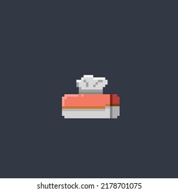 tissue box in pixel art style