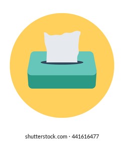 Tissue Box Vector Icon