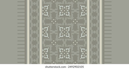 Tissue Dupatta Seamless Australian aboriginal pattern Motif embroidery, Pixel Ikat embroidery vector Design for Print 60s paisley tie dye damascus ornament rugs hipster kurta pajama