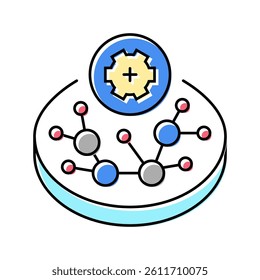 tissue engineering biomedical color icon vector. tissue engineering biomedical sign. isolated symbol illustration