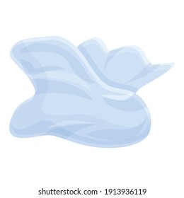 Tissue fabric icon. Cartoon of tissue fabric vector icon for web design isolated on white background