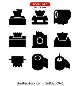 tissue icon or logo isolated sign symbol vector illustration - Collection of high quality black style vector icons
