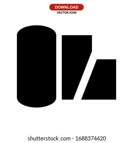 tissue icon or logo isolated sign symbol vector illustration - high quality black style vector icons
