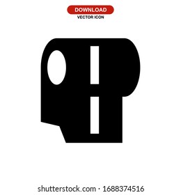 tissue icon or logo isolated sign symbol vector illustration - high quality black style vector icons
