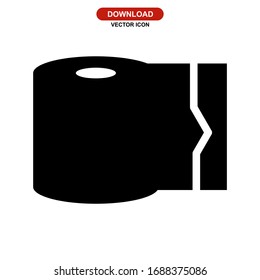 Icono de tejido o logotipo símbolo de signo aislado Ilustración vectorial - Iconos vectoriales de estilo negro de alta calidad
