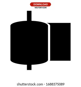 tissue icon or logo isolated sign symbol vector illustration - high quality black style vector icons
