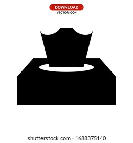 Icono de tejido o logotipo símbolo de signo aislado Ilustración vectorial - Iconos vectoriales de estilo negro de alta calidad
