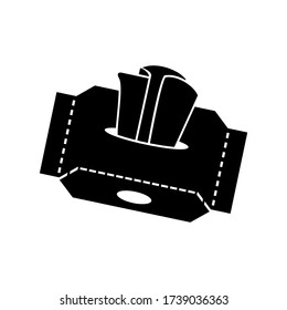 tissue icon or logo isolated sign symbol vector illustration - high quality black style vector icons
