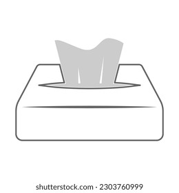 Tissue icon template design illustration