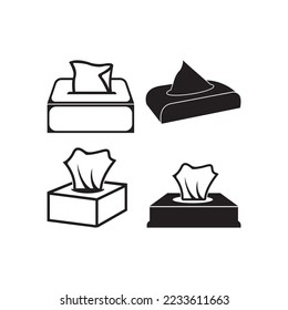 Tissue icon vector design illustration background