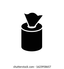 Tissue icon vector design template ilustrasi