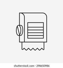 tissue line icon