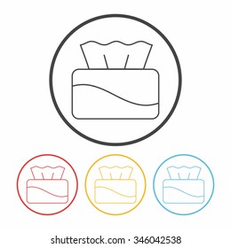 tissue line icon