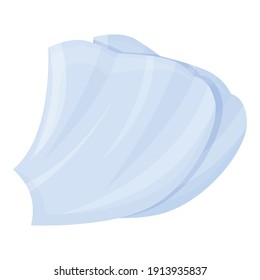 Tissue napkin icon. Cartoon of tissue napkin vector icon for web design isolated on white background