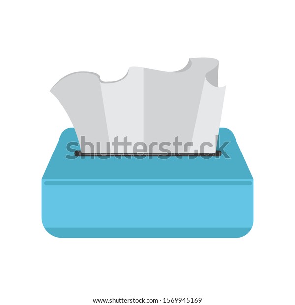 Tissue Paper Box Clip Art Design Stock Vector (Royalty Free) 1569945169 ...