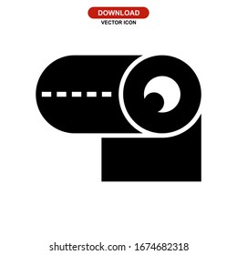 tissue paper icon or logo isolated sign symbol vector illustration - high quality black style vector icons
