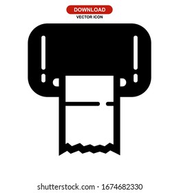 tissue paper icon or logo isolated sign symbol vector illustration - high quality black style vector icons
