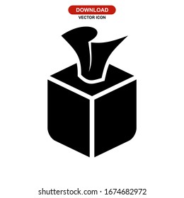 Icono de papel de tejido o logotipo símbolo de signo aislado Ilustración vectorial de alta calidad, iconos vectoriales de estilo negro de alta calidad
