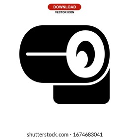 tissue paper icon or logo isolated sign symbol vector illustration - high quality black style vector icons
