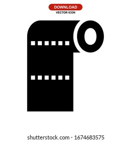 tissue paper icon or logo isolated sign symbol vector illustration - high quality black style vector icons
