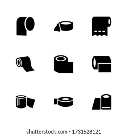 tissue paper  icon or logo isolated sign symbol vector illustration - Collection of high quality black style vector icons
