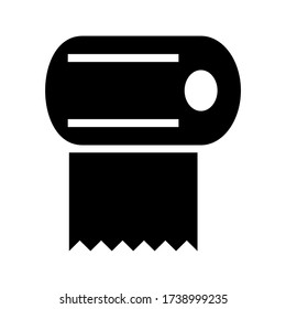 tissue paper  icon or logo isolated sign symbol vector illustration - high quality black style vector icons
