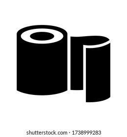 tissue paper  icon or logo isolated sign symbol vector illustration - high quality black style vector icons
