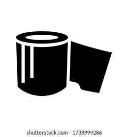 icono de papel tisular o logotipo símbolo de señas aislado ilustración vectorial de alta calidad estilo negro iconos vectoriales
