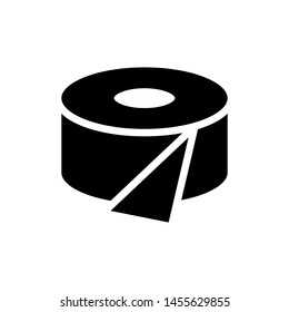 tissue paper icon vector flat design