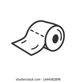 Tissue paper icon vector symbol logo illustration EPS 10