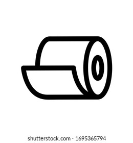 Tissue paper icon,vector illustration. Flat design style. vector tissue paper icon illustration isolated on White background, tissue paper icon Eps10. tissue paper icons graphic design vector symbols.