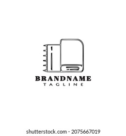 tissue paper logo cartoon template icon design black modern vector illustration