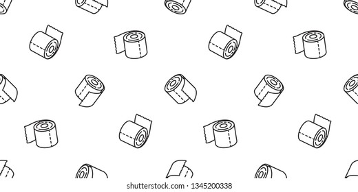Tissue Paper Poo Seamless Pattern Vector Toilet Dog Scarf Isolated Repeat Wallpaper Tile Background Icon Cartoon Doodle Illustration