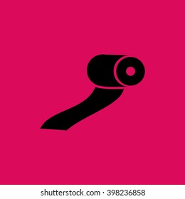 Tissue Paper Roll Icon. Eps-10.