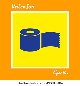 Tissue Paper Roll Icon. Eps-10.