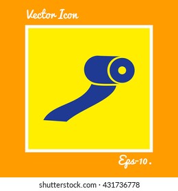 Tissue Paper Roll Icon. Eps-10.