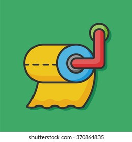tissue paper vector icon