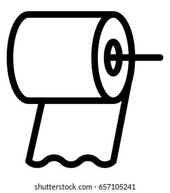 Tissue Paper Vector Icon