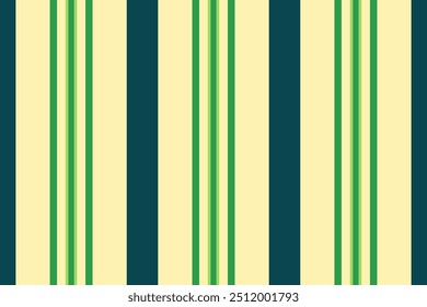 Tissue pattern textile seamless, carpet stripe fabric lines. Presentation texture vector vertical background in green and light colors palette.