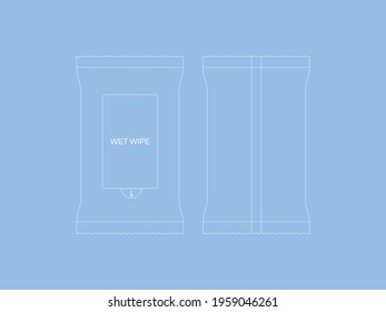 Tissue Pouch Pack.wet wipe Package .Wet wipe packaging.Hygiene Pouch.