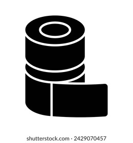 Tissue roll icon in modern design style, toilet paper roll, barbershop tissue rolls vector design