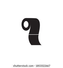 tissue roll icon symbol sign vector