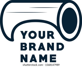 Tissue Roll Logo Vector Design