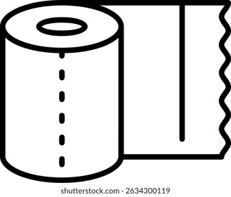 Vetor de design de ícone criativo novo rolo de tecido