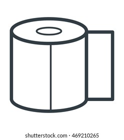 Tissue Roll Vector Icon