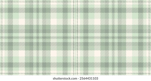 Tissue seamless plaid background, messy textile tartan vector. Collage fabric texture check pattern in pastel and light colors palette.