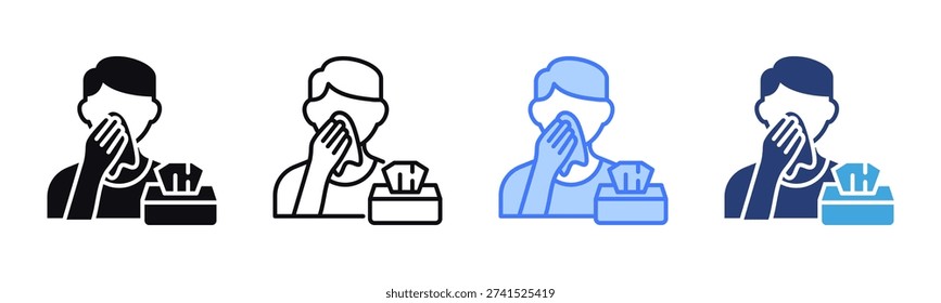 Tissue Use icon sheet multiple style collection